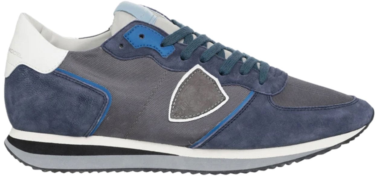 Philippe Model trpx mondial nubuk bleu Blauw