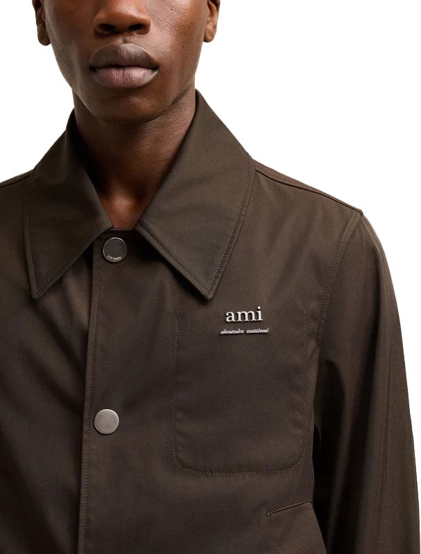 AMI Paris jacket bronw Bruin