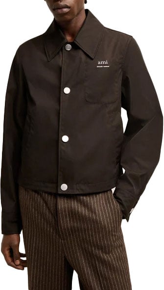 AMI Paris jacket bronw Bruin