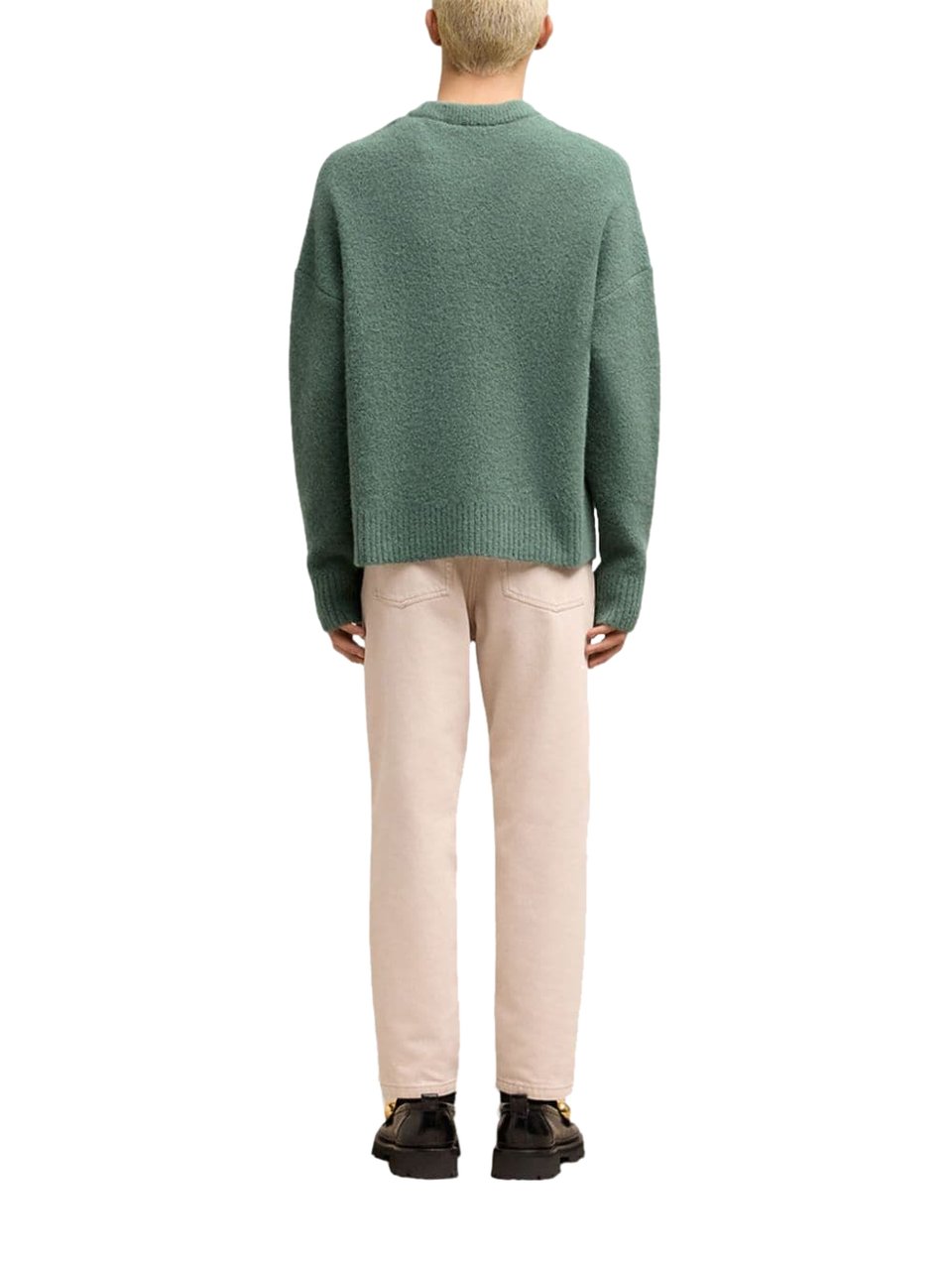 AMI Paris pull en laine Groen