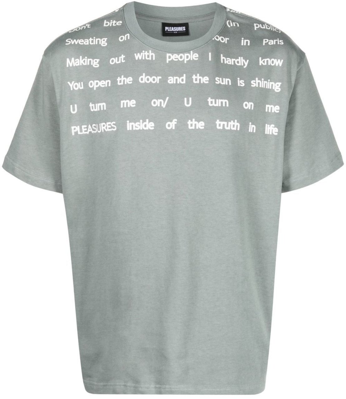 Pleasures Polite Heavyweight T-shirt Grey Grijs
