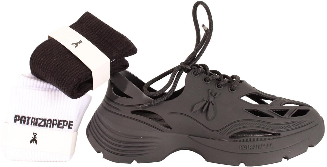 Patrizia Pepe Sandaal Black Zwart