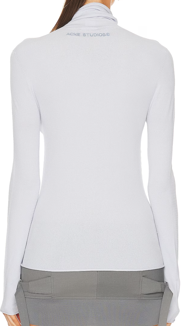 Acne Studios Acne Studios Knitted Turtleneck - Ice Blue Blauw