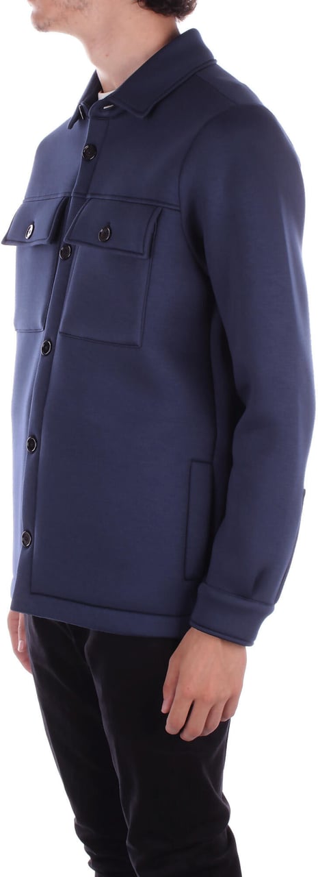 Dondup Coats Blu Antracite Blauw