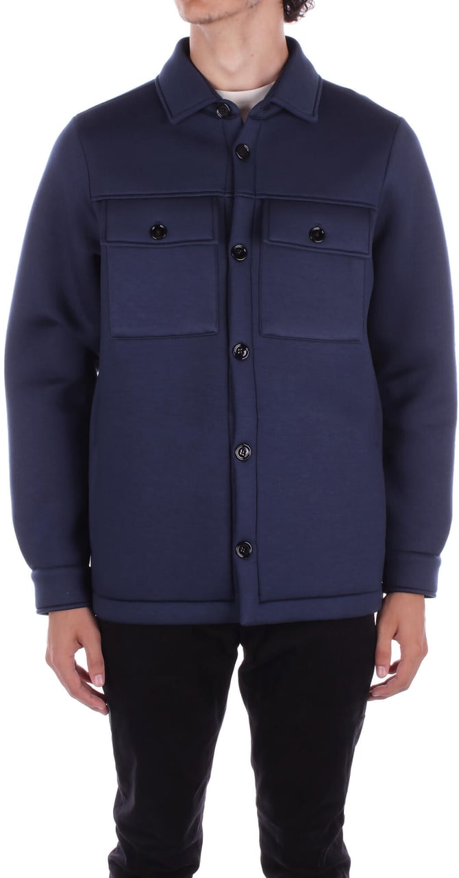 Dondup Coats Blu Antracite Blauw