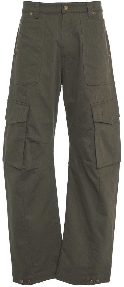 Golden Goose Wide leg cargo pants Groen