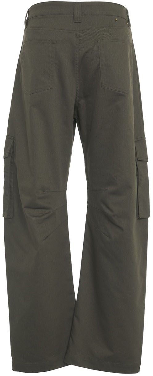 Golden Goose Wide leg cargo pants Groen