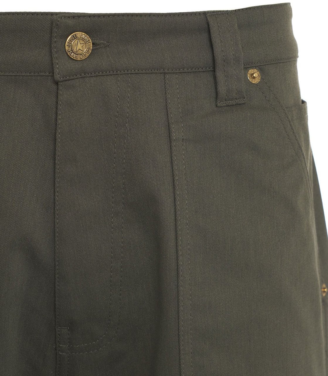 Golden Goose Wide leg cargo pants Groen