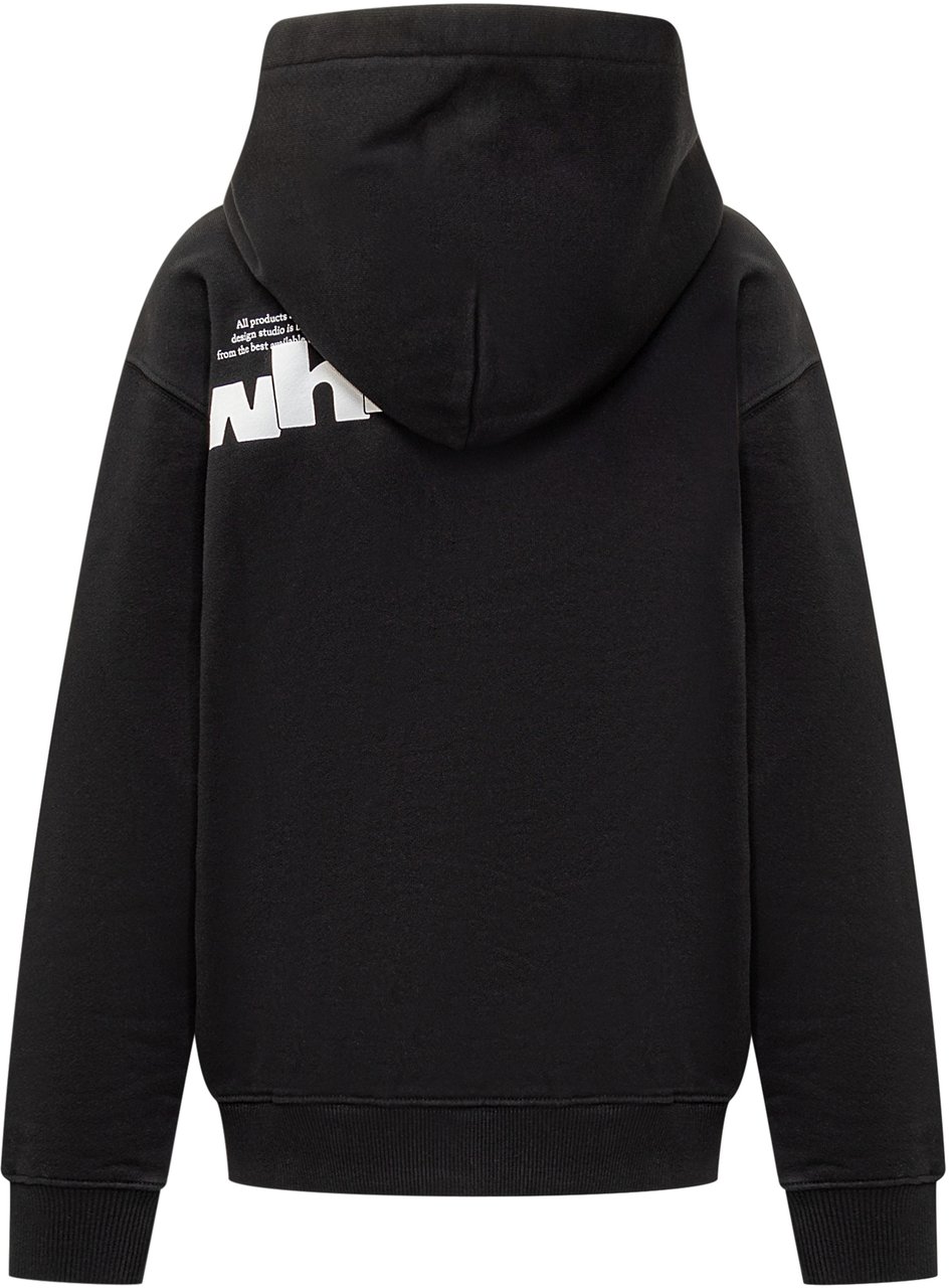OFF-WHITE Felpa con Cappuccio Zwart