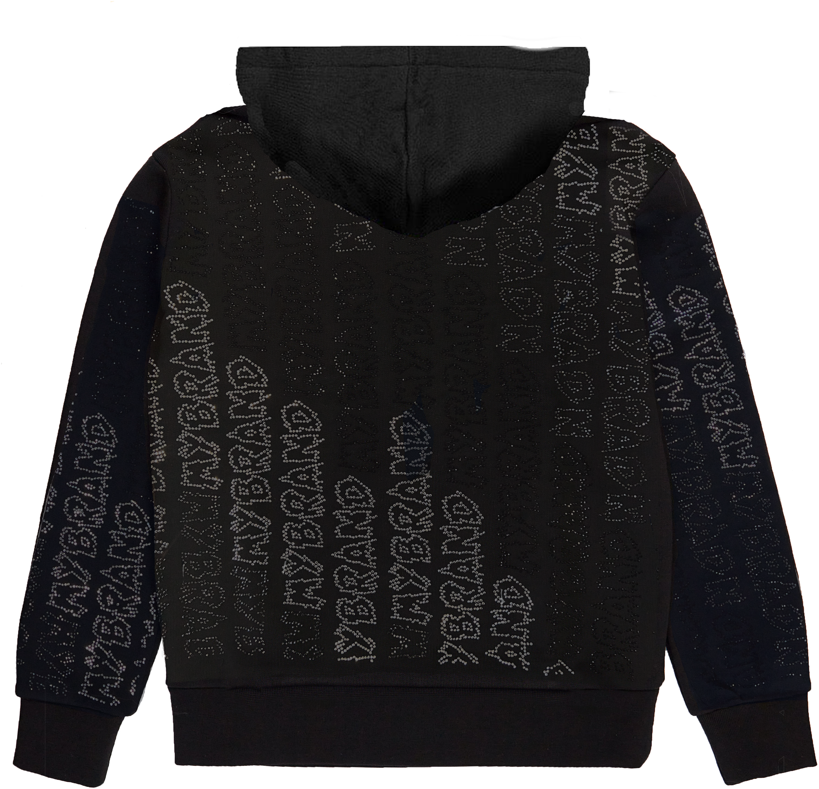 My Brand GRAPHITE CAPSULE HOODIE | BLACK Zwart