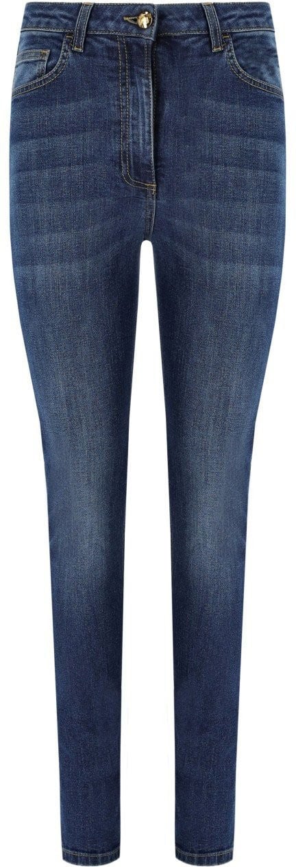 Elisabetta Franchi Jeans Blue Denim Blauw