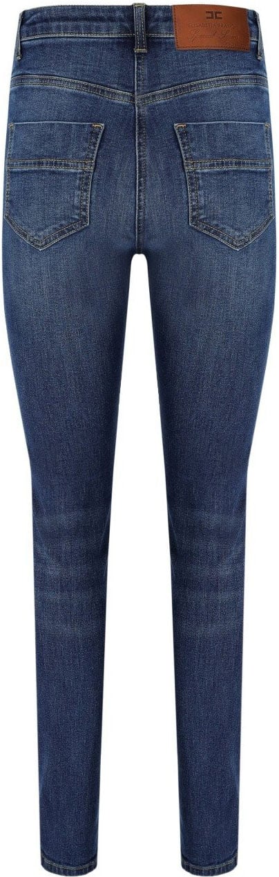 Elisabetta Franchi Jeans Blue Denim Blauw