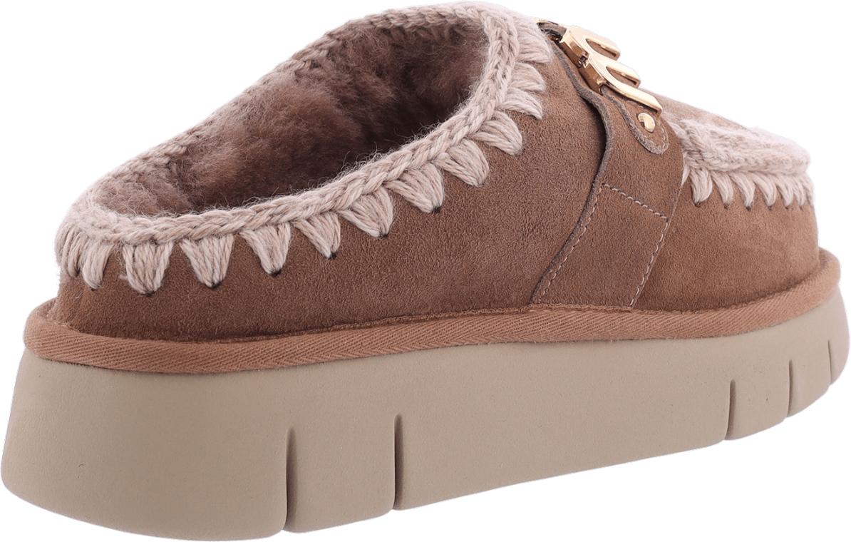 MOU Dames Bounce Clog Logo Pink Brown Roze