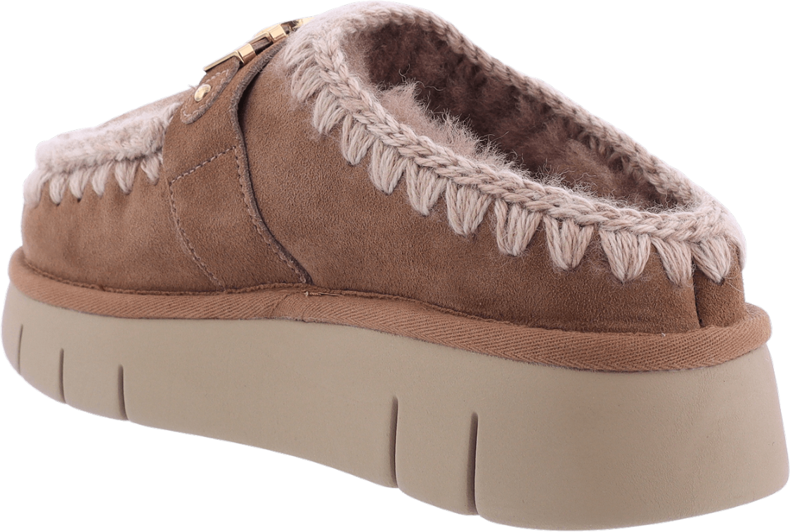 MOU Dames Bounce Clog Logo Pink Brown Roze