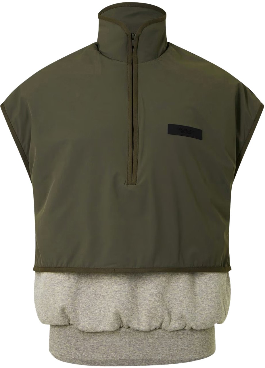 Fear of God Essentials Nylon Fleece Mockneck Vest Divers