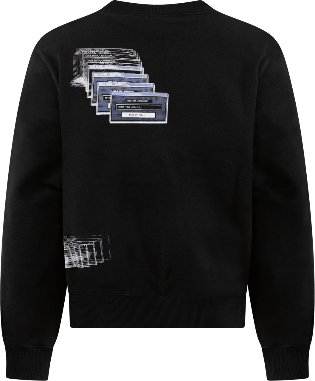 Daily Paper Heren Pop Up Sweater Zwart
