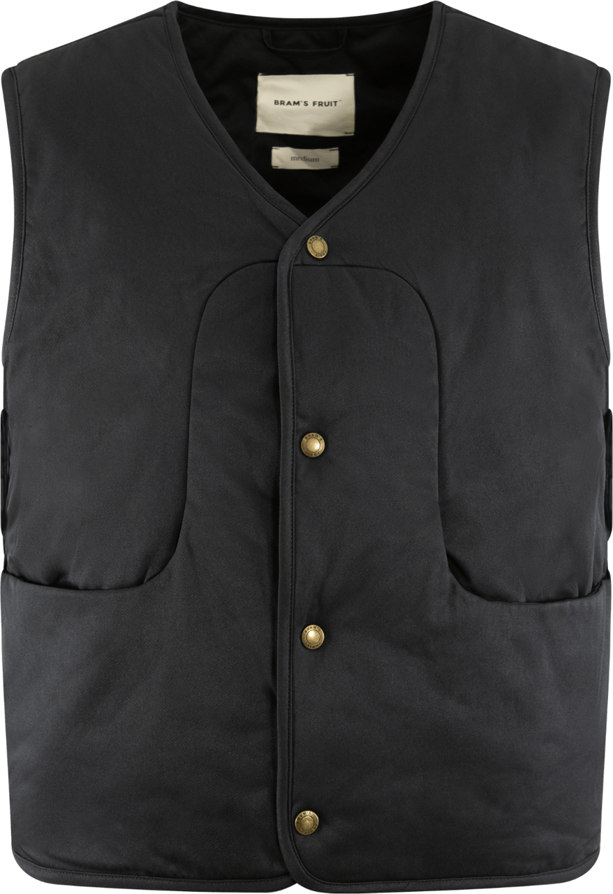 Bram's Fruit Heren Tuscan Vest Zwart