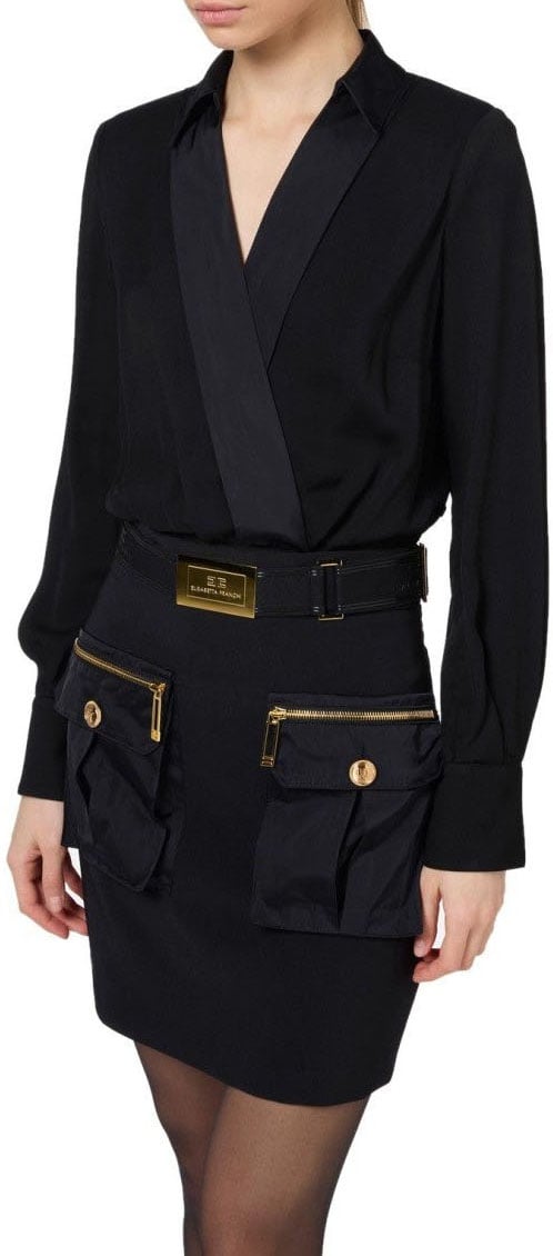 Elisabetta Franchi Abito Zwart