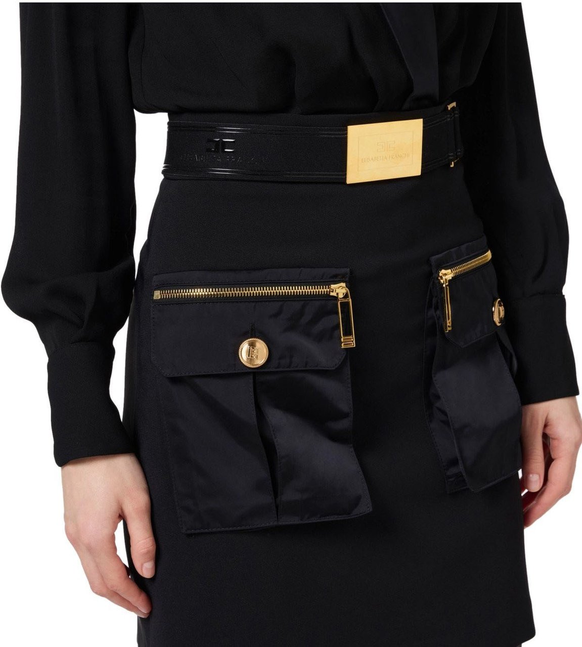 Elisabetta Franchi Abito Zwart
