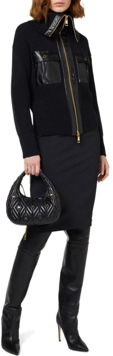 Elisabetta Franchi Skirts Black Zwart