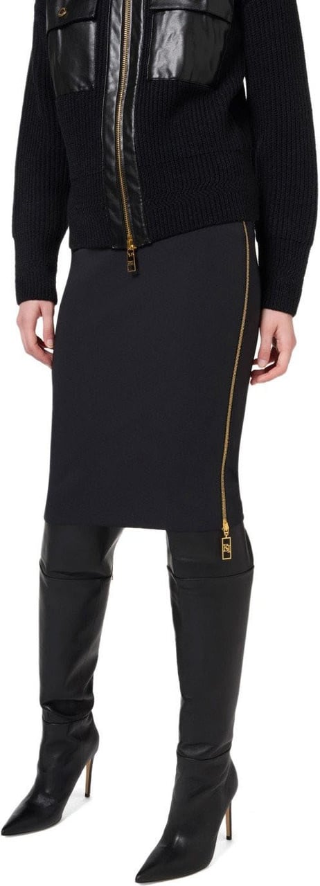Elisabetta Franchi Skirts Black Zwart