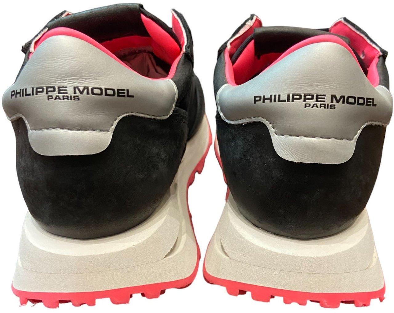 Philippe Model Baskets Tropez haute noir fuchsia Philippe Model Femme TKLD WNV6 Divers