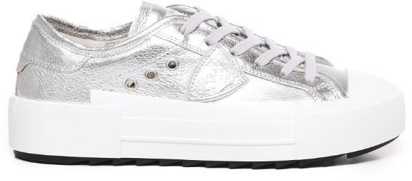 Philippe Model Sneakers Silver Zilver