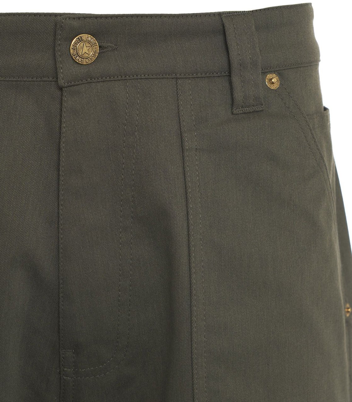 Golden Goose Wide leg cargo pants Groen