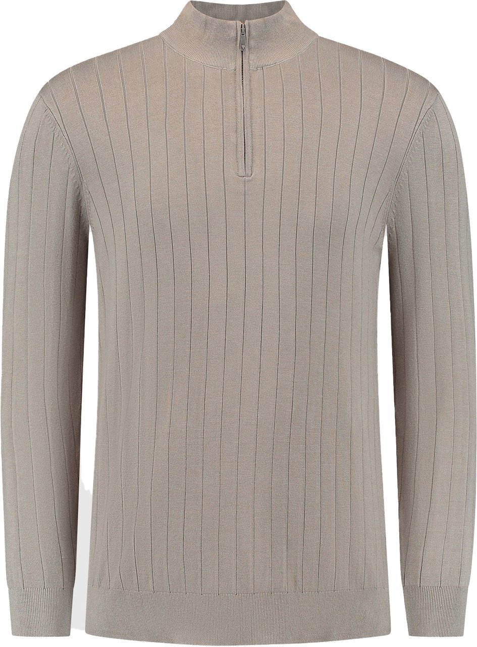 Pure Path Crewneck Taupe Taupe