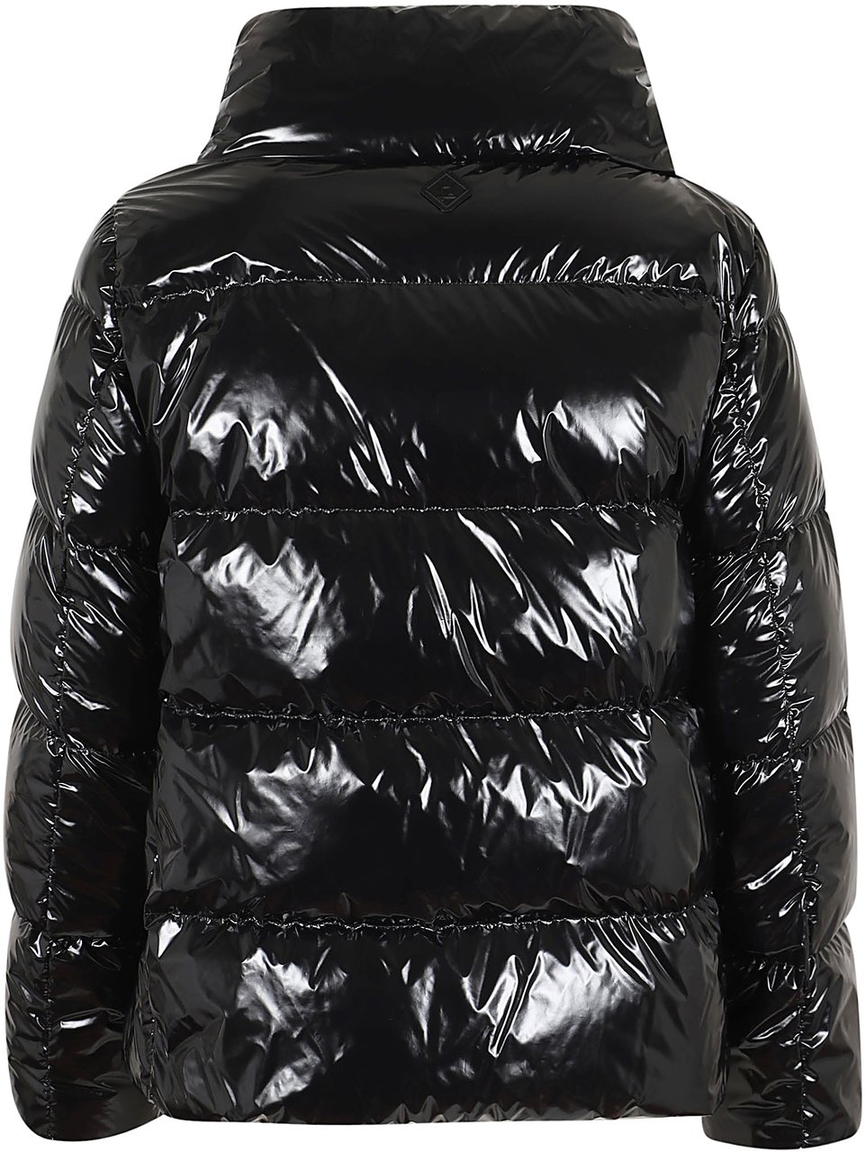 Herno gloss hood down jacket Zwart