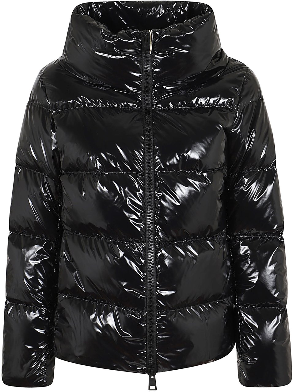 Herno gloss hood down jacket Zwart