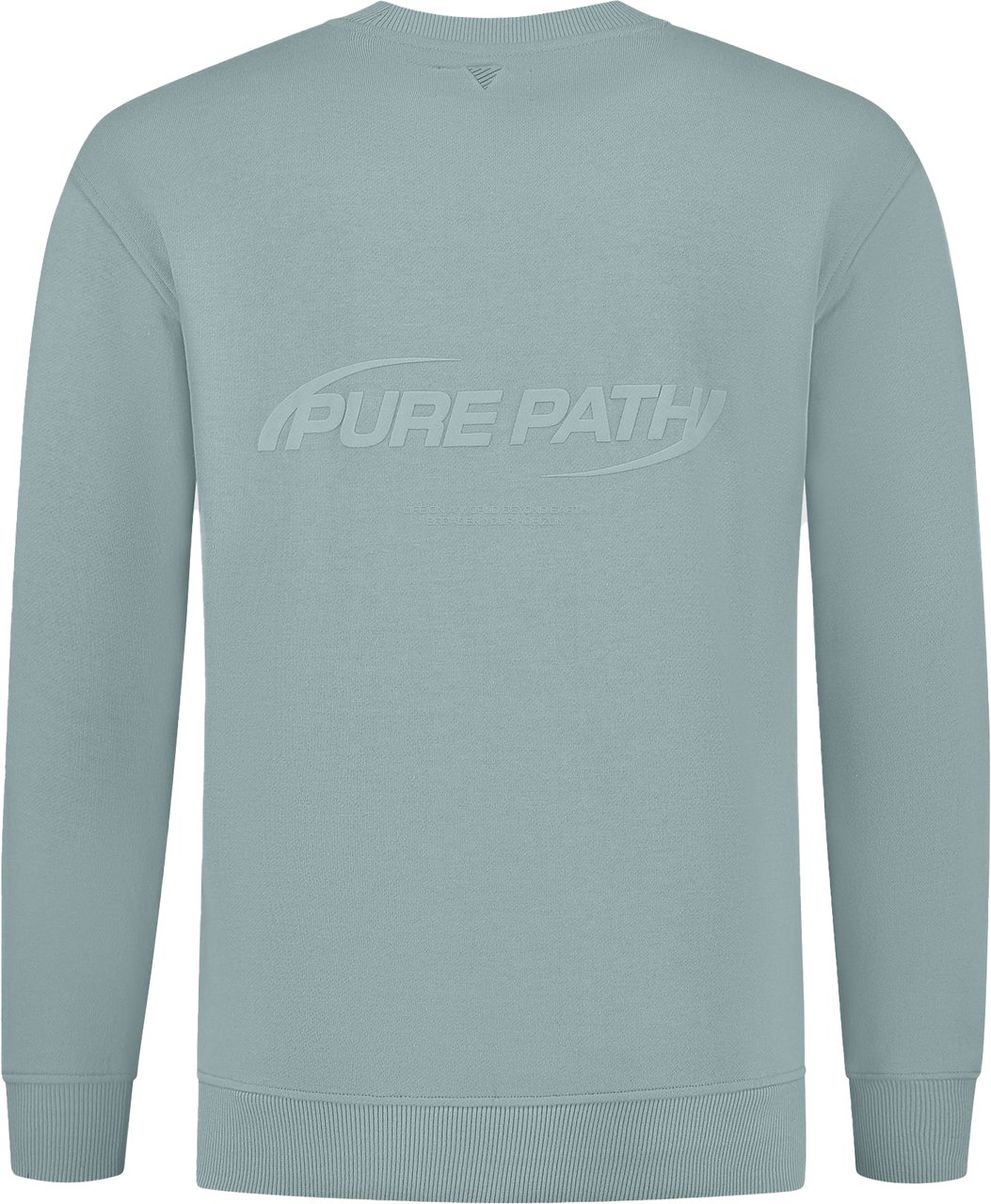 Pure Path Cosmic Orbit Sweater Blue Grey Blauw