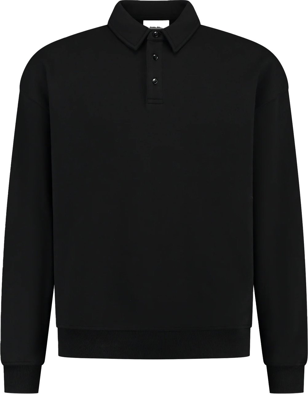 Pure Path Polo Sweater zwart Zwart