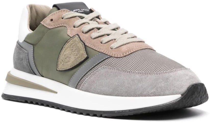 Philippe Model Sneakers khaki grijs Groen