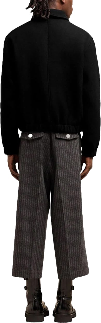 AMI Paris jacket wool black Zwart