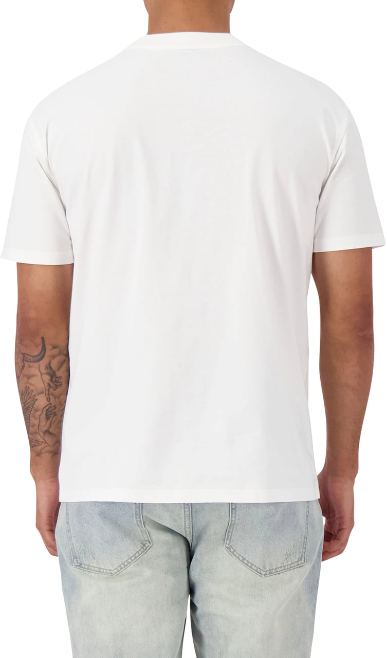 Black Bananas Initial T-shirt Heren Wit Wit