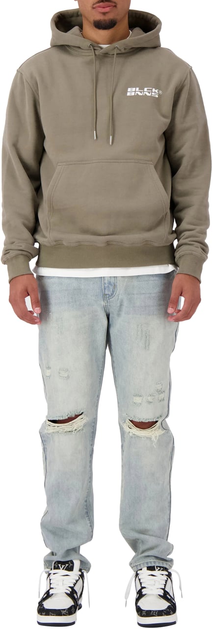 Black Bananas Initial Hoodie Heren Beige Beige