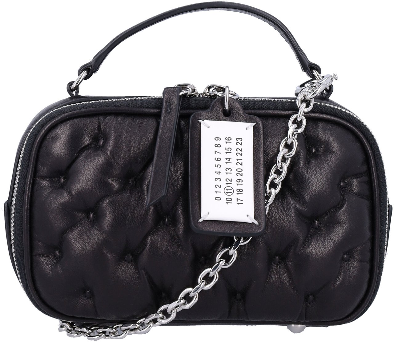Maison Margiela GLAM SLAM EMBROIDERY CAMERA BELT BAG MIN Zwart