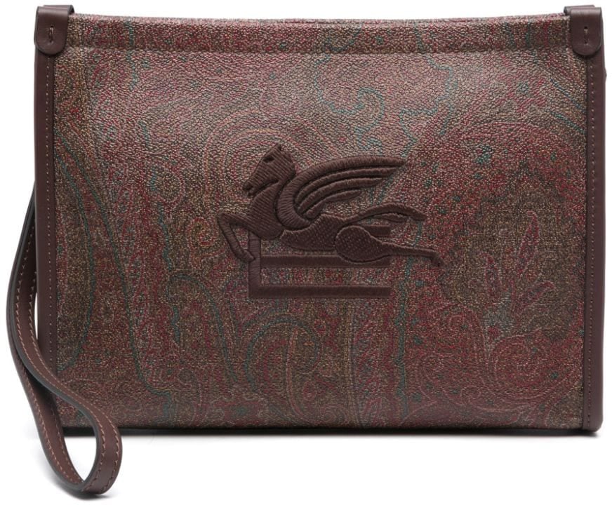 Etro Wallets Brown Bruin