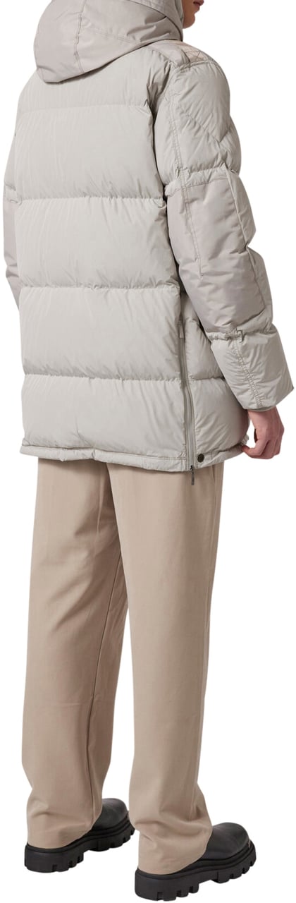 Parajumpers Harraseeket Hooded Down Parka Pelican Blauw