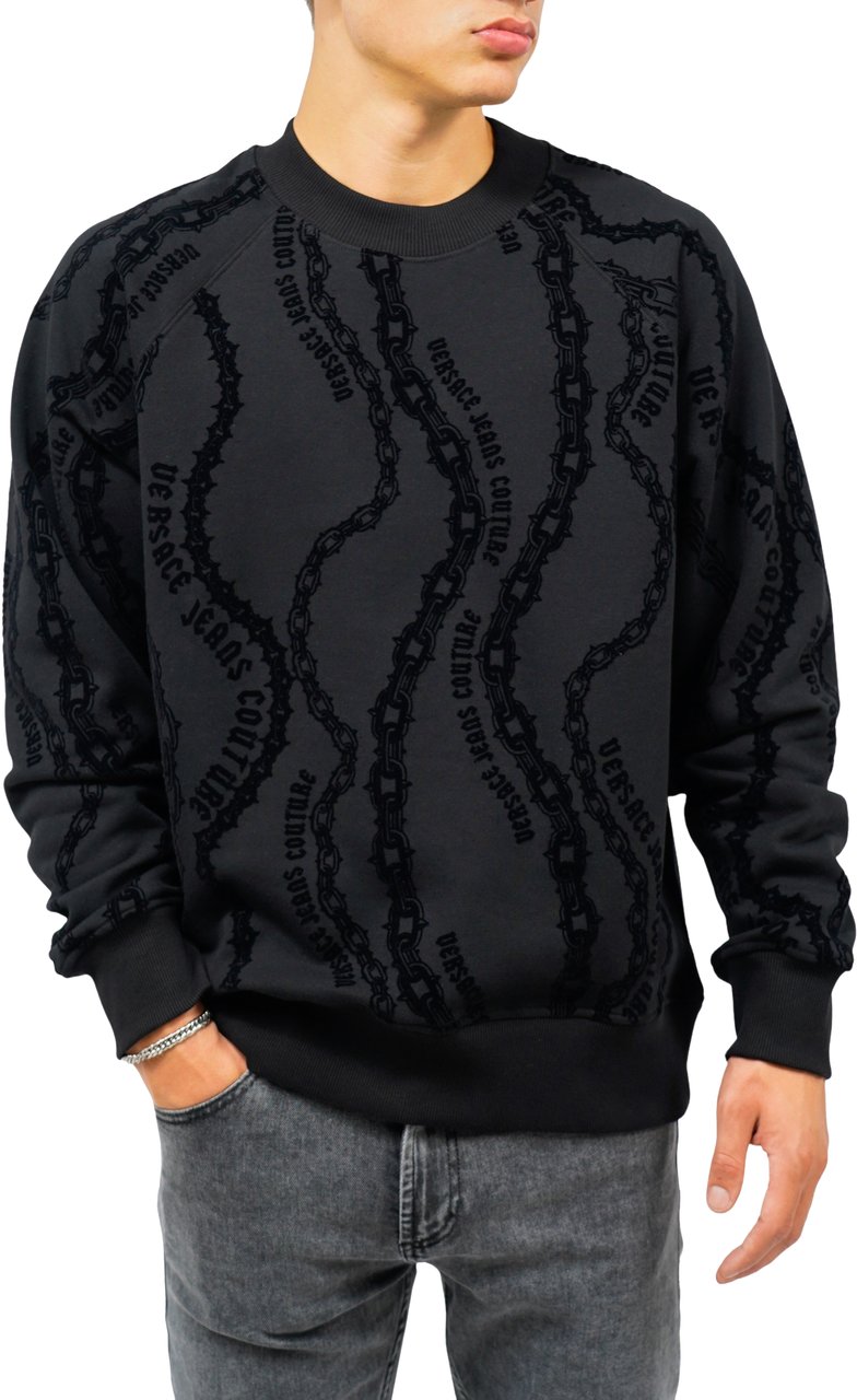 Versace Jeans Couture Sweater Zwart