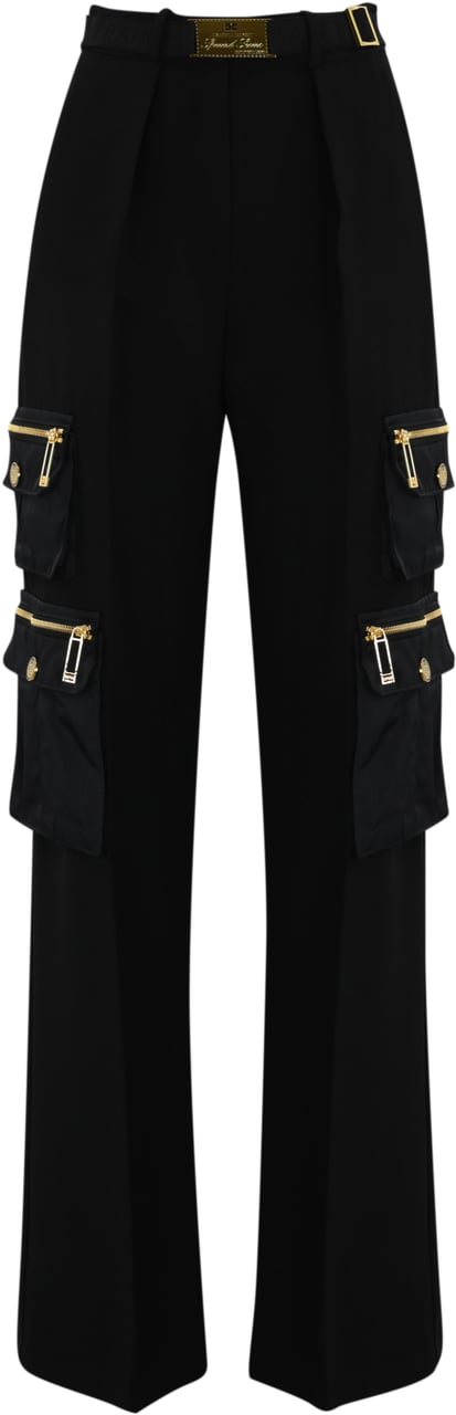 Elisabetta Franchi Trousers Black Zwart