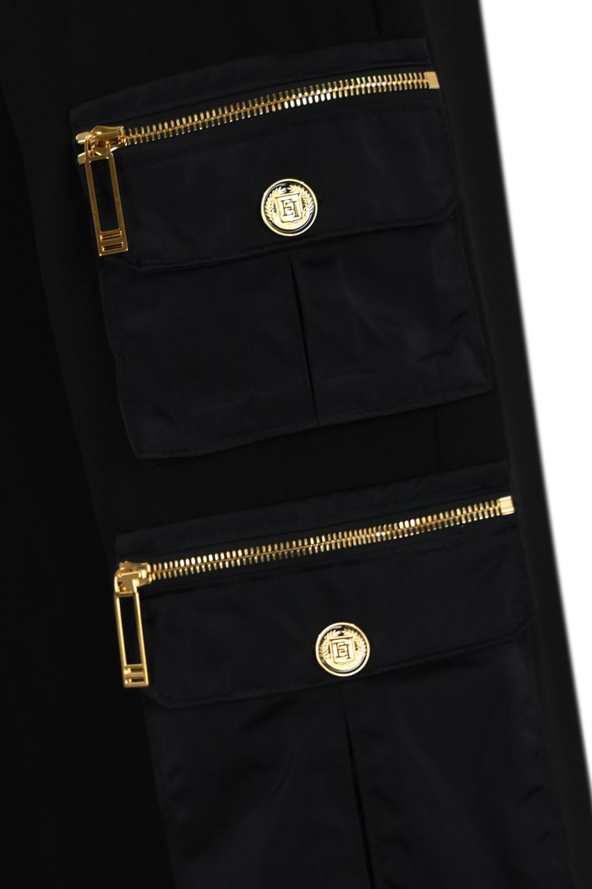 Elisabetta Franchi Trousers Black Zwart