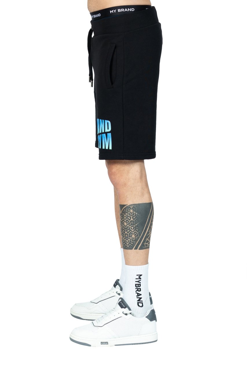 My Brand Dubble Mybrand Logo Short | BLACK Zwart