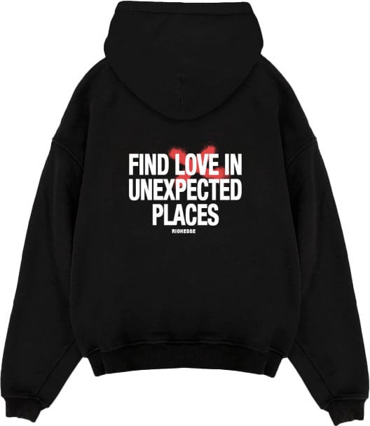 Richesse Unexpected Hoodie Black Zwart