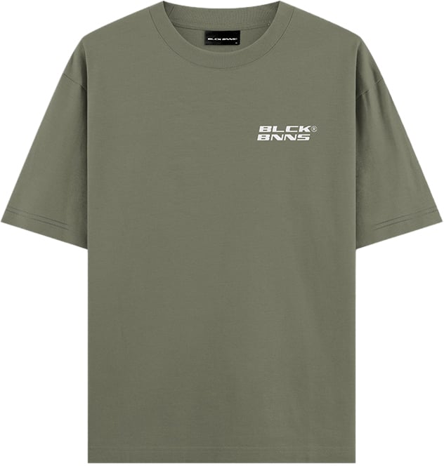 Black Bananas Initial T-shirt Heren Groen Groen