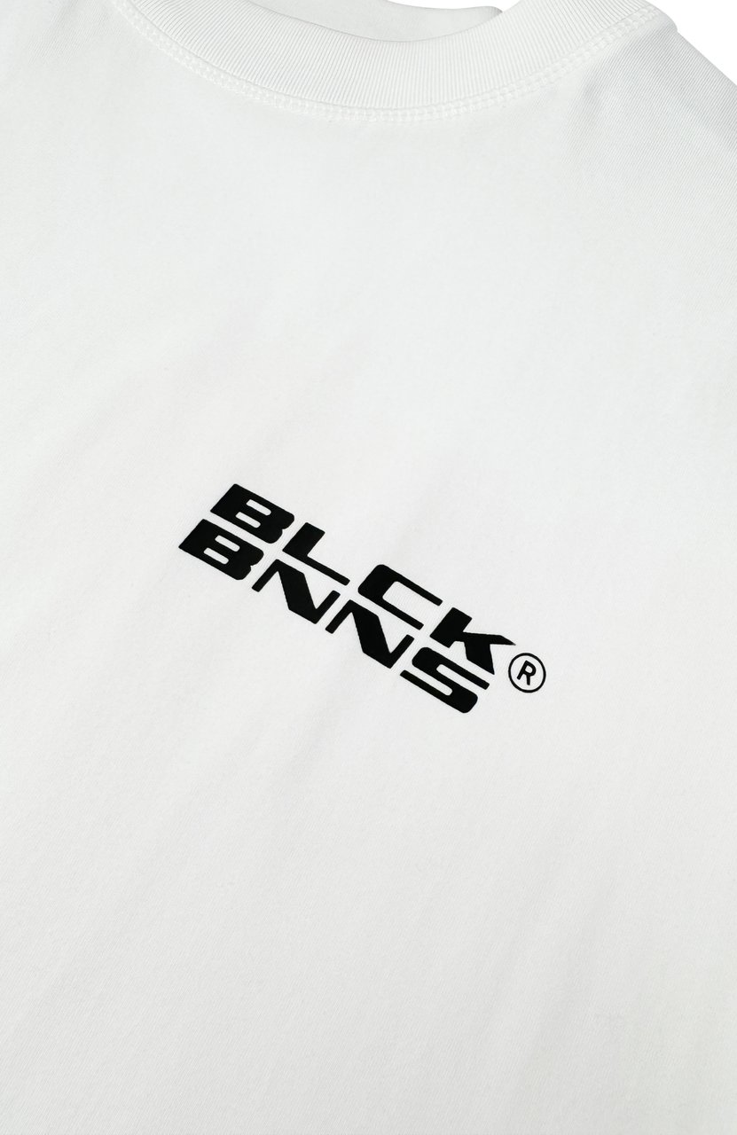 Black Bananas Initial T-shirt Heren Wit Wit