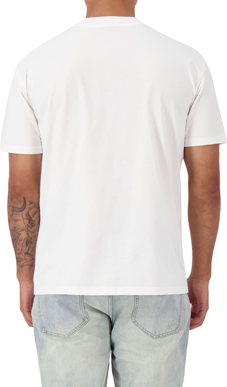 Black Bananas Initial T-shirt Heren Wit Wit