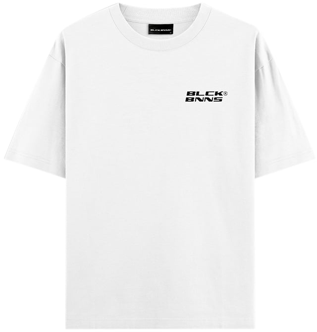 Black Bananas Initial T-shirt Heren Wit Wit