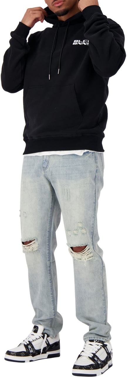 Black Bananas Initial Hoodie Heren Zwart Zwart